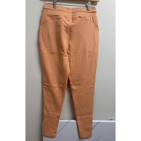Alphalete Women’s Essential Core Joggers Orange Size M NWOT Slim Fit Sweatpants - Picture 2 of 5